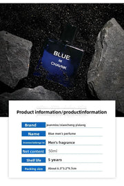 Luxury Men Perfume Classic Blue Cologne Spray Fresh Fragrance Long Lasting Aroma Eau De Parfum Pheromone Parfums Homme
