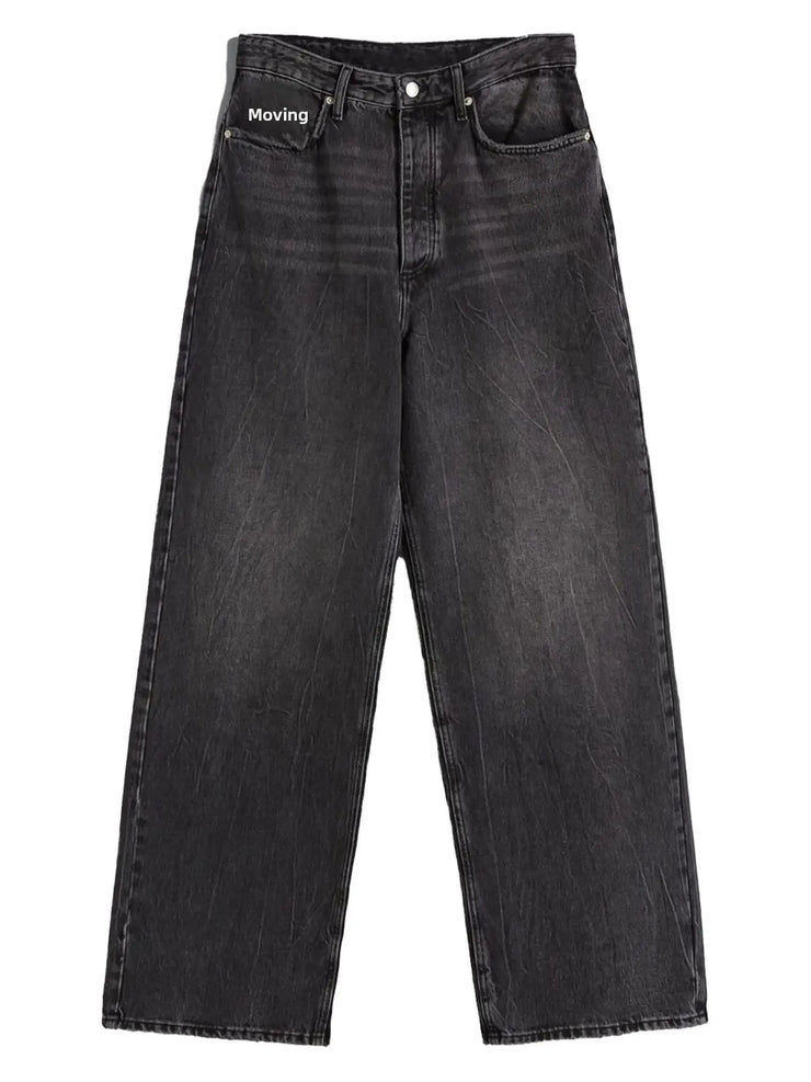 Loose Wide Leg Women's Jeans High Waist Denim Pants Comfortable Fit Casual High Waist Trousers from Mainland China