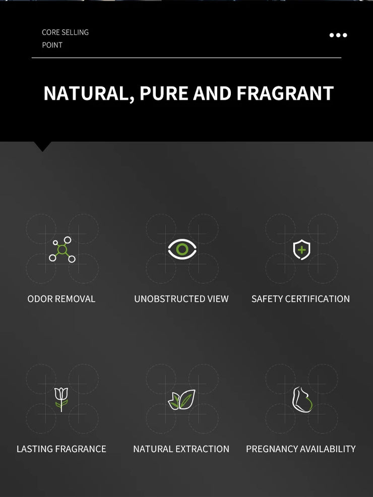 Perfume Car perfume, a car fragrance used for car interior accessories, a long-term car air freshener, keep charming and fresh