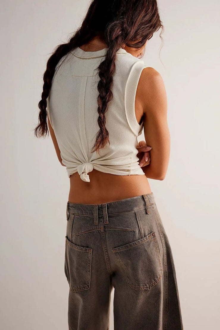 Women Loose Mid Waist Jeans Denim Full Length Pants Sexy Fashion Solid Color Trousers Denim Pockets Bleached