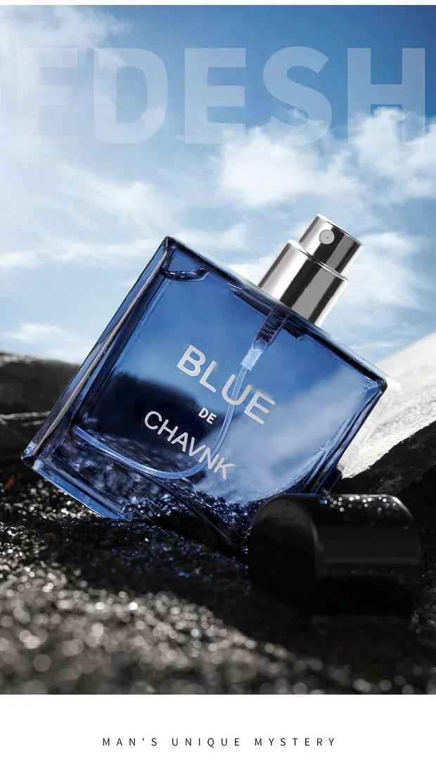 Luxury Men Perfume Classic Blue Cologne Spray Fresh Fragrance Long Lasting Aroma Eau De Parfum Pheromone Parfums Homme