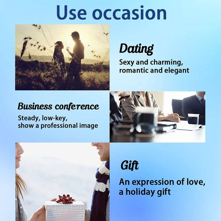 Luxury Blue Mediterranean Unisex Perfume Fresh Fruity Ultimate Charm Fragrance Natural Wood Couple Premium Eau De Toilette 50ml